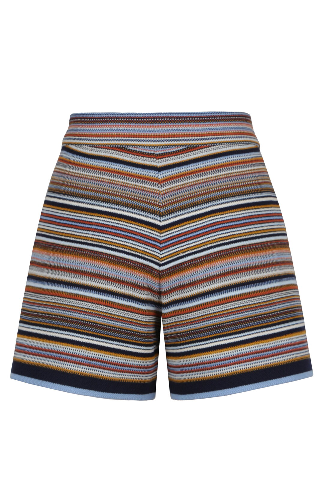 Jacquard Shorts, Stripe Pattern - Navy Wash - “Only 1 Available”