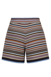 Jacquard Shorts, Stripe Pattern - Navy Wash - “Only 1 Available”