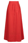 Linen Skirt Style  Cinnabar Wash
