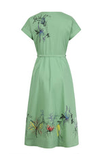 Poplin Embroidery Dress