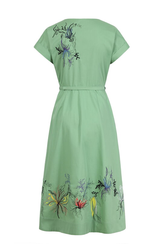 Poplin Embroidery Dress