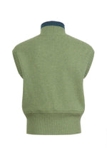 Sleeveless Pullover, Color Blocking