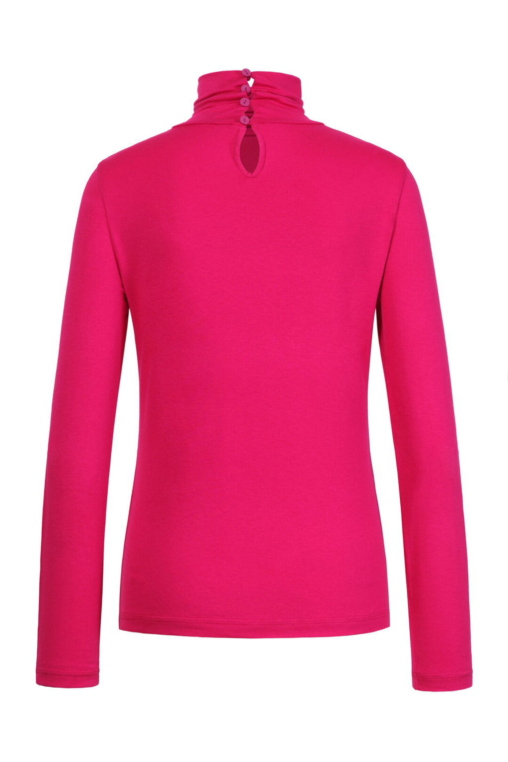 T-Shirt, Rollneck Magenta