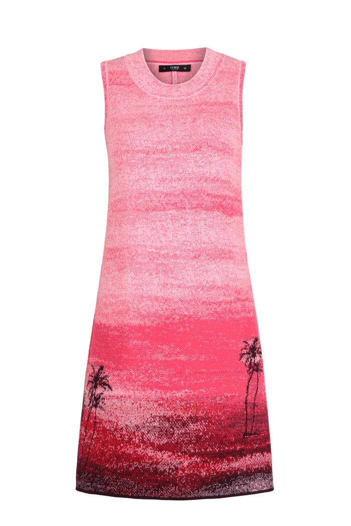 Ivko Dress, Urban Sun Pattern Pink Wash