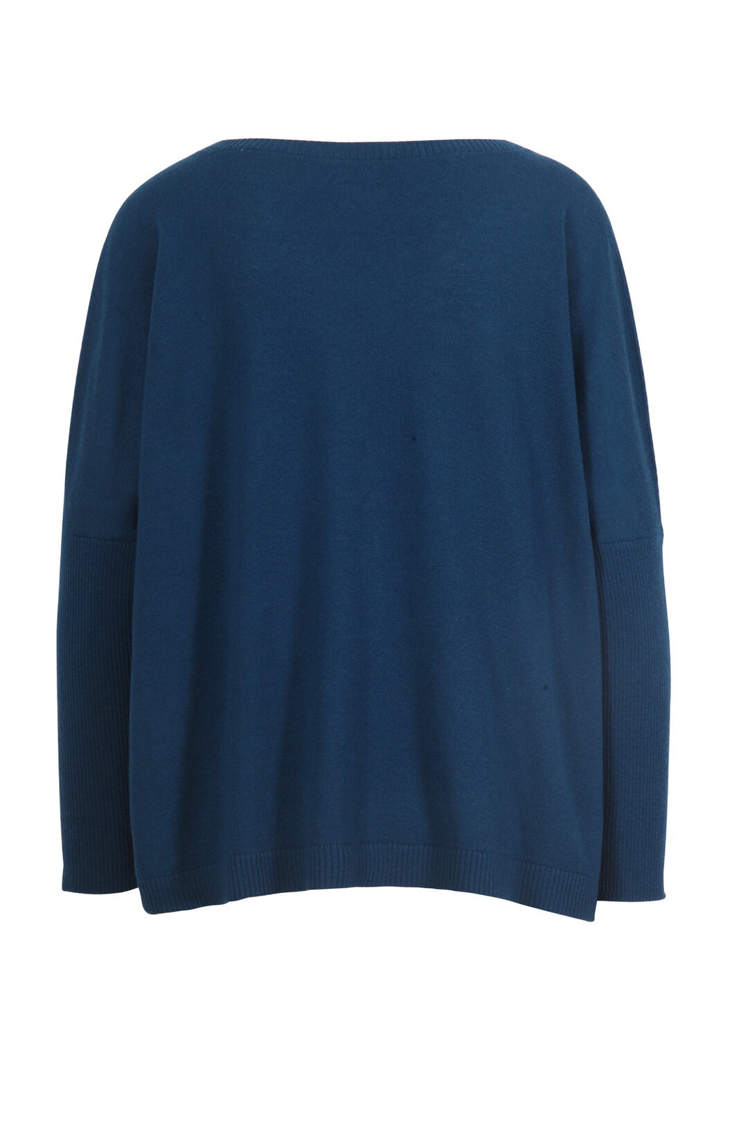 Oversize V-Neck Pullover Wash: Rosewood, Pacific & Off White