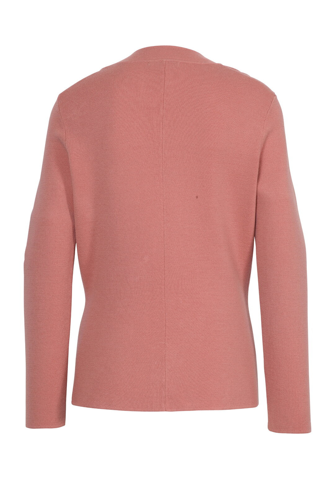 Solid Knitted Jacket Wash: Powder & White