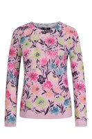 V Neck Pullover Floral Print
