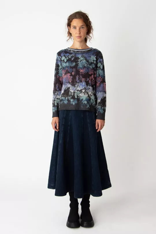 Jacquard Pullover - Camouflage Pattern