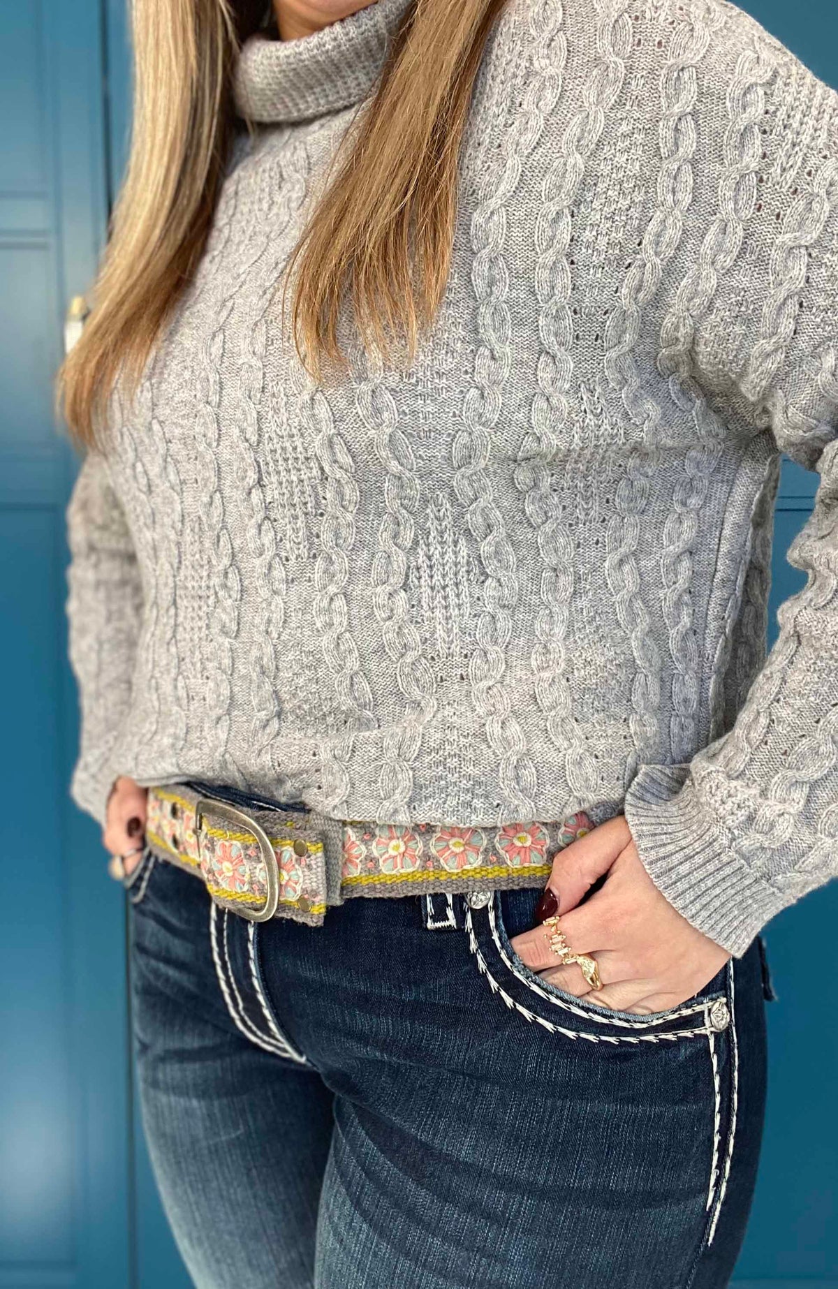 Smitten Emilia Moss Wool Belt - Three Bears  #threebearsperth