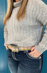 Smitten Emilia Moss Wool Belt - Three Bears  #threebearsperth