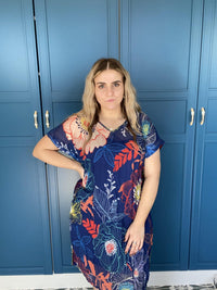 Cafe Latte Gigette Sleeve Dress with Slip - Three Bears  #threebearsperth
