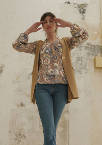 Bariloche Country Knit Vest Camel Wash