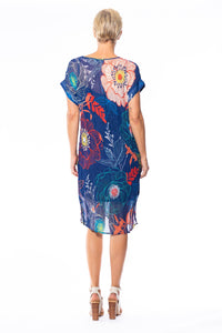 Cafe Latte Gigette Sleeve Dress with Slip - Three Bears  #threebearsperth