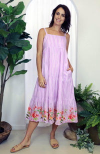 Lula Soul Lilly Sundress Orchid Wash - Three Bears  #threebearsperth