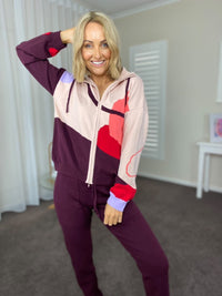 Knitted Jacket With Intarsia