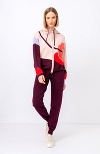 Knitted Jacket With Intarsia