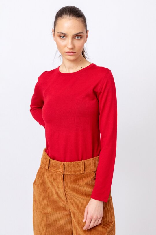 Ivko Solid Pullover O-Neck